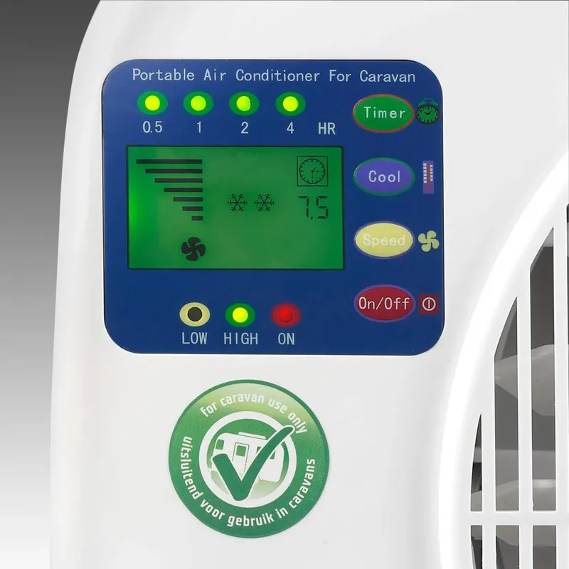 Zertifiziert EUROM AC 3201 E - mobile Split Klimaanlage für Wohnwagen neustes Modell, Reisemobil, Camping, mobil