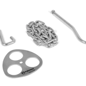Ausverkauf Dreibein-Ring (Set mit Haken und Kette) d-ring