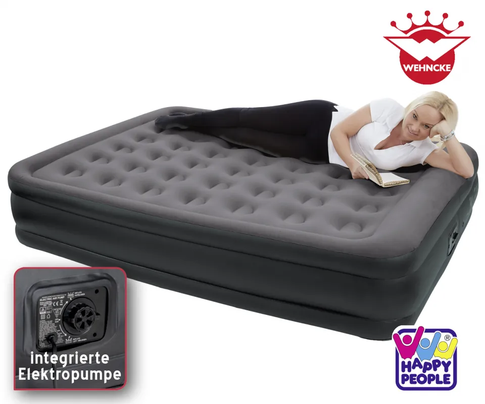 Wehncke Luftbett mit Pumpe Nur Für Kurze Zeit