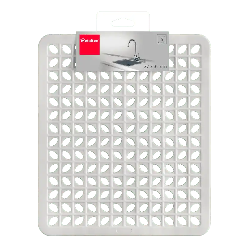 Saisonangebot Metaltex Spülbeckenmatte 31x27cm weiß