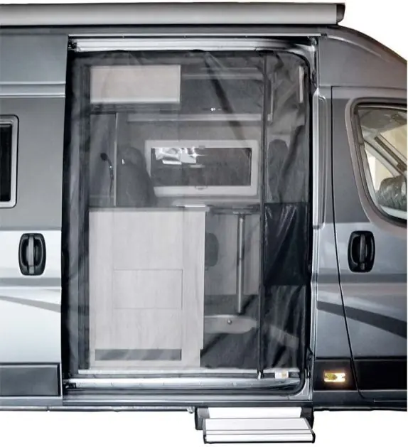 Der Freistaat Fernweh Style Mokitonetz Schiebetüre Mercedes Sprinter Zertifiziert