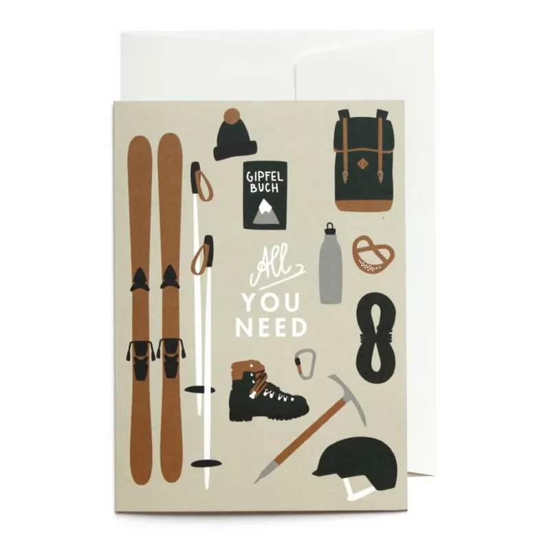Greeting card All you need Ausverkauf