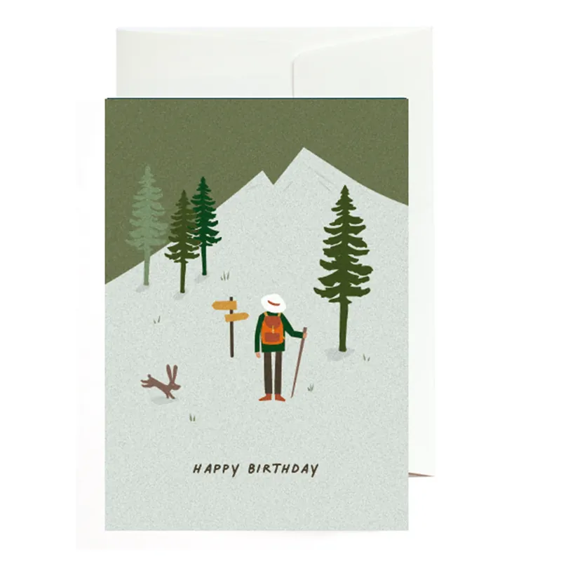 Preiswert Greeting card Happy birthday (outdoors)