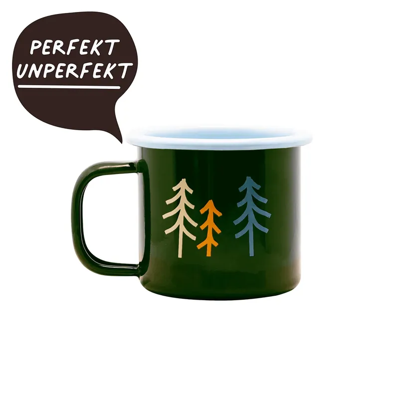 Second choice - Children's enamel mug forest Sichere Zahlung