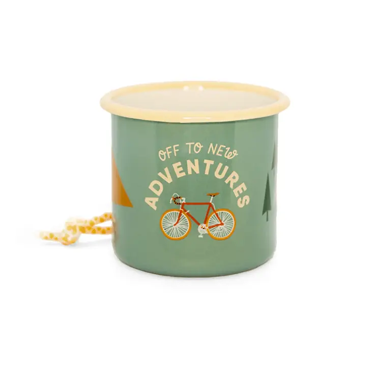 Highlight Second choice - Enamel mug Bike