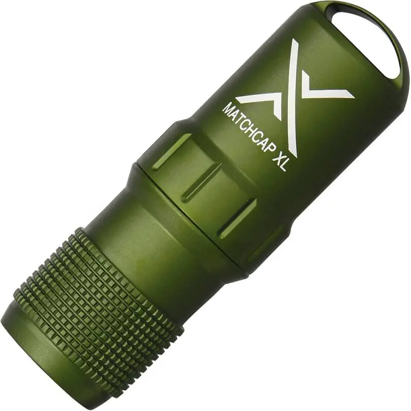 Exotac MATCHCAP XL - wasserdichter BehĂ€lter von ZĂŒndhölzer, olivegrĂŒn 4100-OD Neu