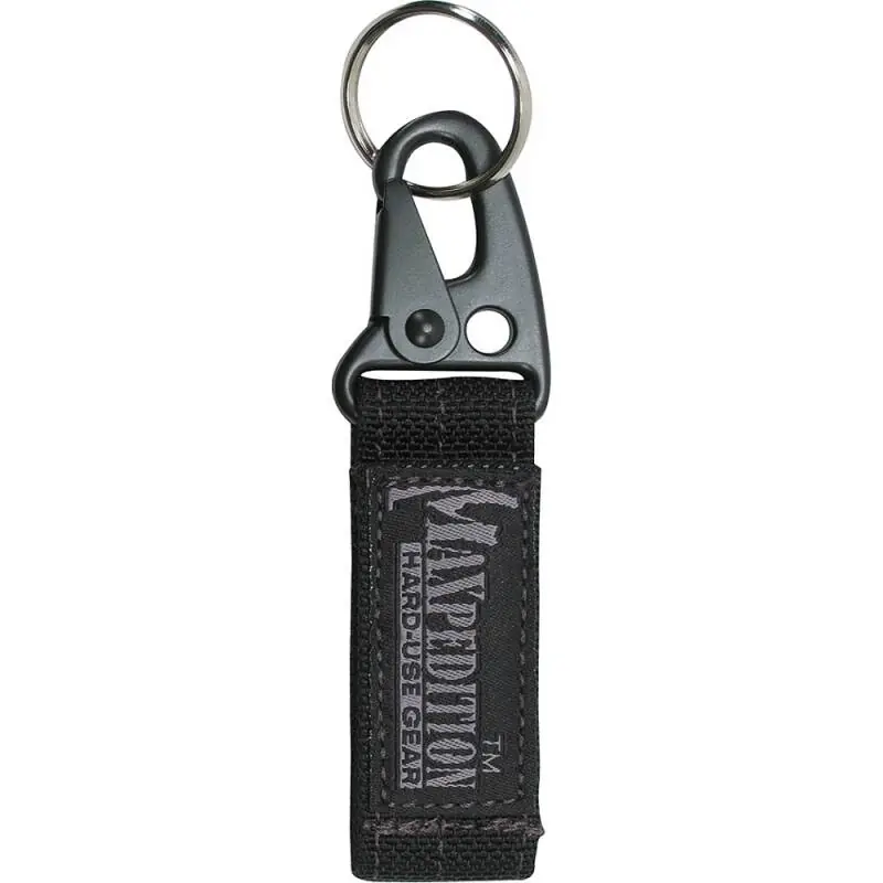 Maxpedition Keyper - Schlüsselhaltesystem mit Karabinerhaken, schwarz Abverkauf