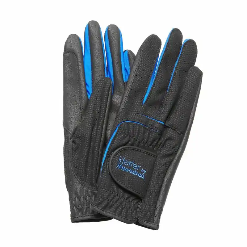 Kieffer Sport-/Arbeitshandschuhe Mannheim aus Synthetik Leder, schwarz/blau Aktuell