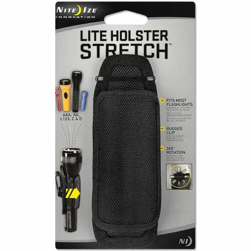 Günstig Nite Ize Stretch flexibles Taschenlampen-Nylonholster mit drehbarem Gürtelclip
