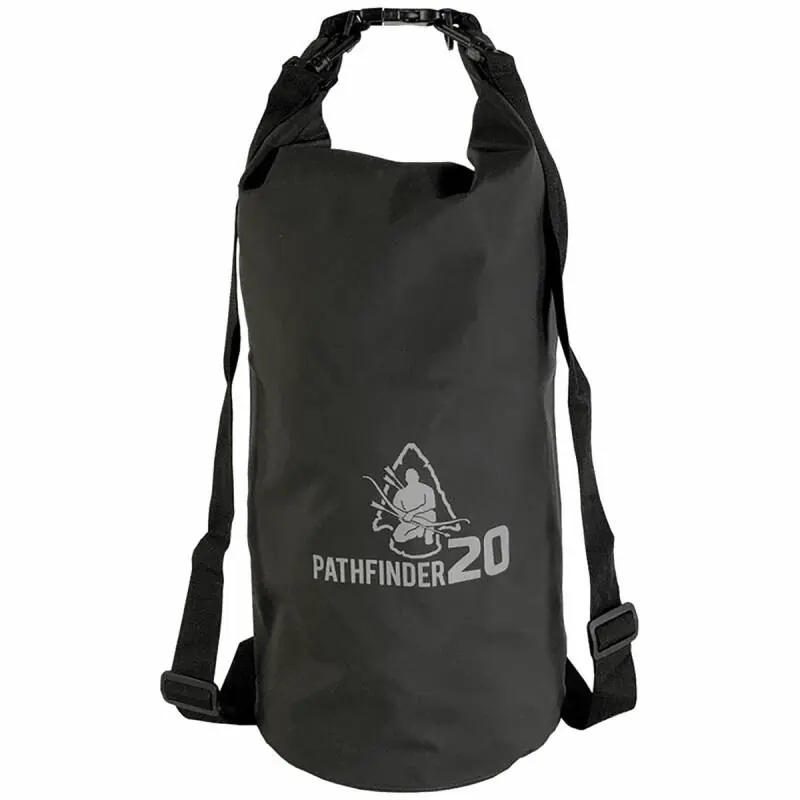 Pathfinder Dry Bag wasserdichter Tagesrucksack mit 20 Liter Volumen, schwarz Begrenztes Angebot