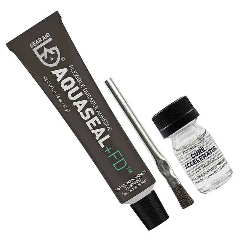 Gear Aid Repair Adhesive - Aquaseal+FD + Cure Accelerator - für Neoprene, Nylon Meistverkauft