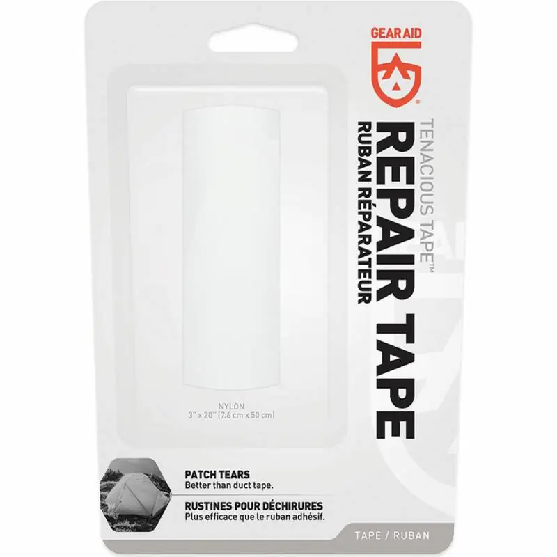 Abverkauf Gear Aid Tenacious Repair-Tape transparent, starkes Reparaturband für Nylon