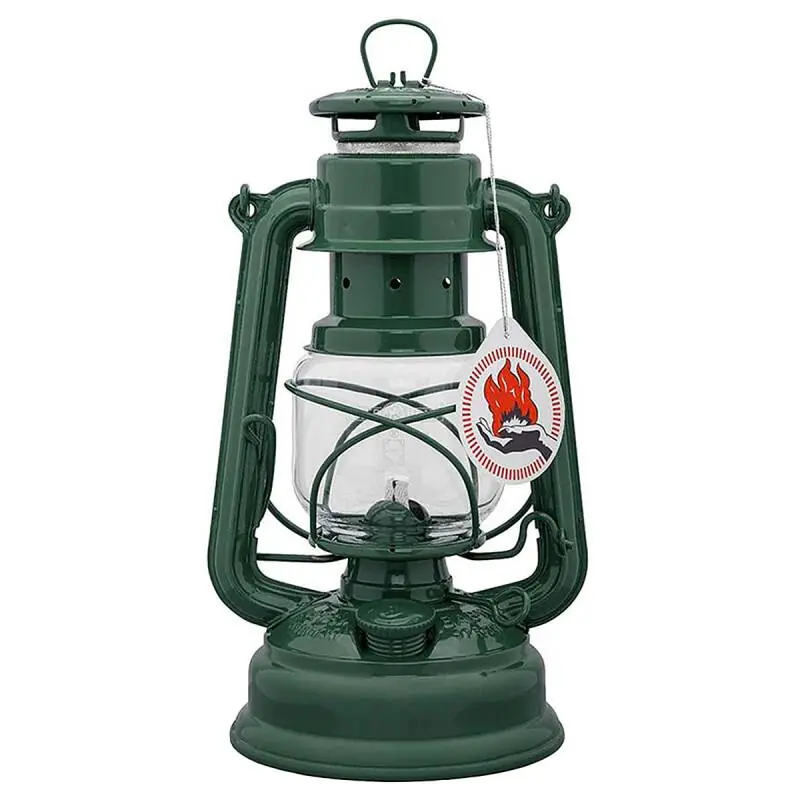 Feuerhand Sturmlaterne Baby Special 276-moosgrün, aus verzinktem Stahl Preisreduziert