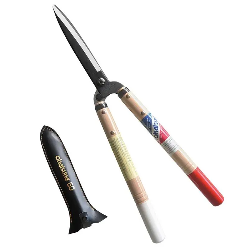 Letzte Chance Okatsune 217 Heckenschere mit 30 cm Griff und 17,5 cm Klinge, Gesamtlänge 53 cm