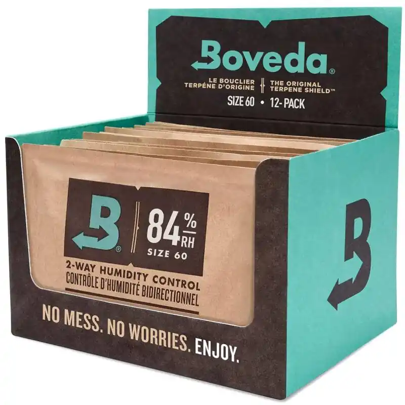 Kracherpreis Boveda 2-Wege-Feuchtigkeitsregulierung mit 84% relativer Feuchtigkeit, Karton mit 12 Stück je 60 Gramm