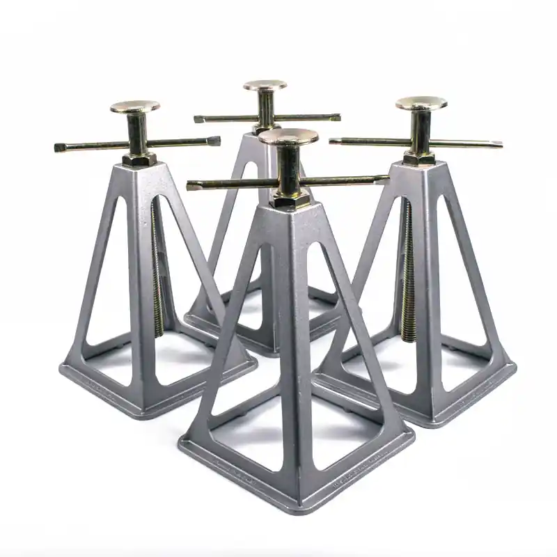 Stützböcke 4er Set Alu 28-43cm 3600kg Traglast Wohnwagen Caravan Unterstellböcke Markenprodukt