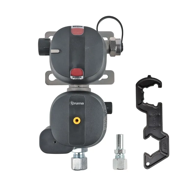 Truma DuoControl CS Gasdruckregler vertikal 30 mbar System Crashsensor Echt