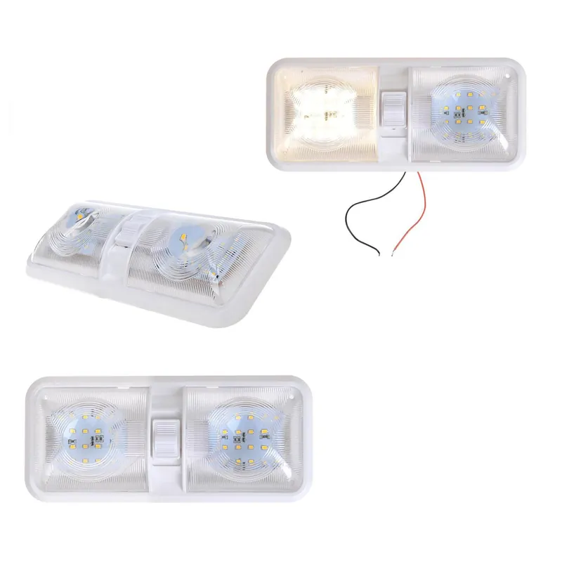Aufbauleuchte 48-Leds, 12V, 640lm, 38x288x127mm, Kunststoff, weiß Bestpreis