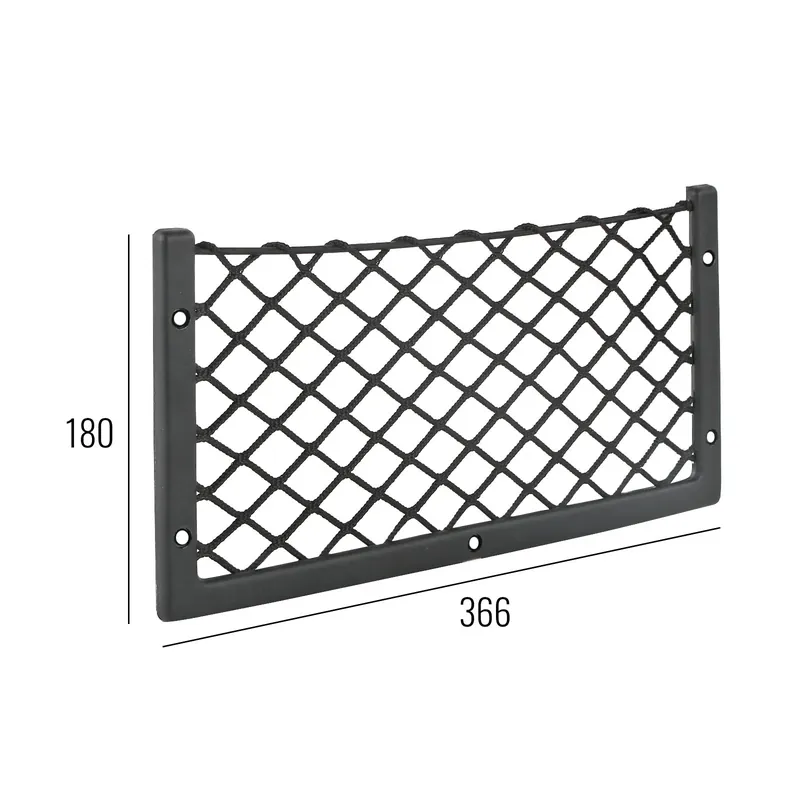 Begrenztes Angebot Netzablagefach M 366 x 180 mm, Nylonnetz mit Gummizug