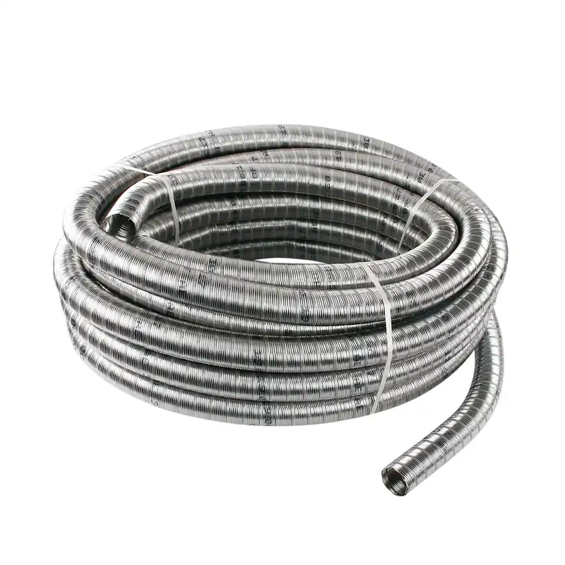 Neu 1 Meter Abgasschlauch Abgasrohr Truma 55 mm biegsam Edelstahl SL 3002