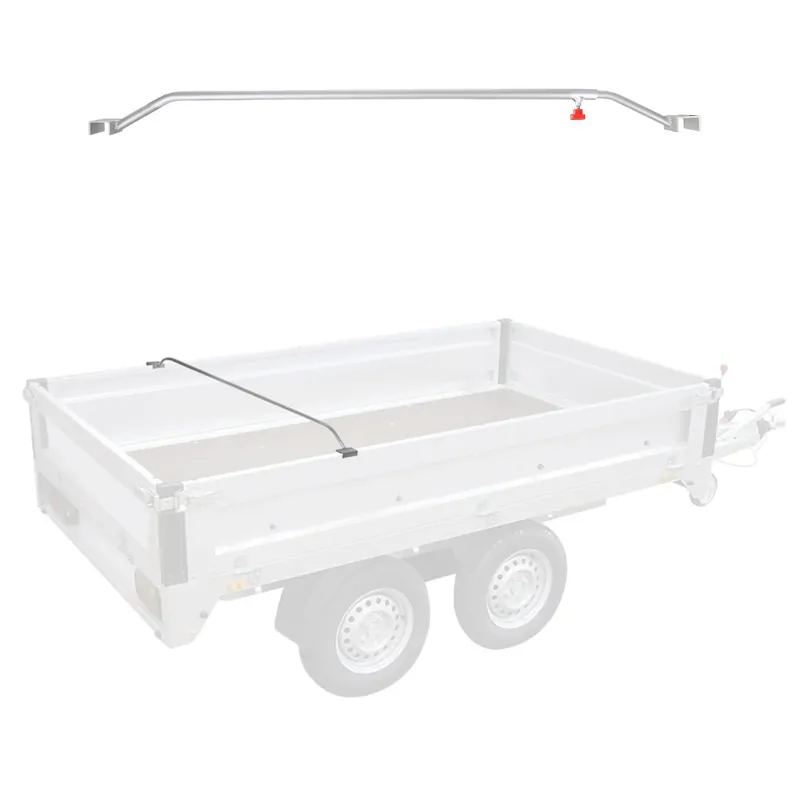 Anhänger Flachplanenbügel Aluminium verstellbar 108 - 146 cm Knaufschraube Markenware