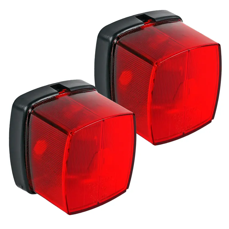 Billig 2x Positionsleuchte Rot inkl Befestigungsmaterial