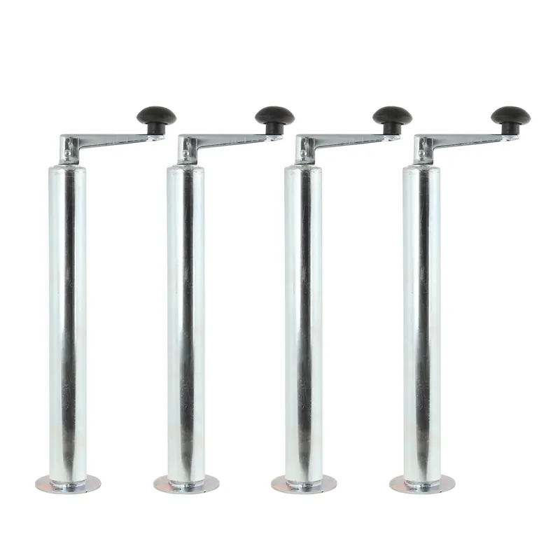Top-Angebot Abstellstütze ausdrehbar 4er Set, 48mm, 400 - 650 mm für PKW Anhänger