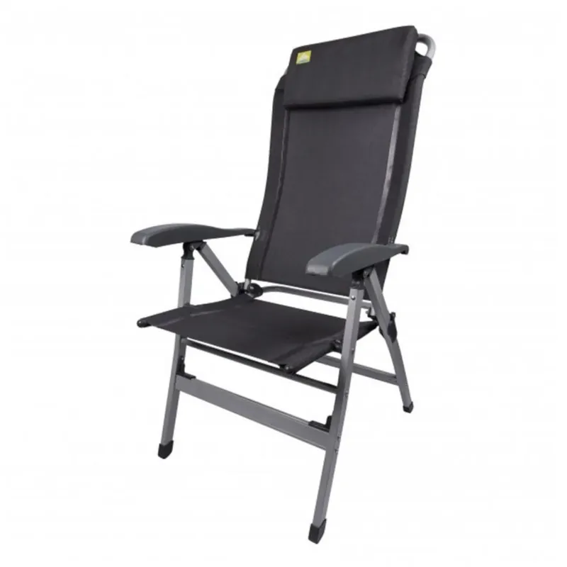 Nur Heute Via Mondo Campingstuhl Comfort II, Alu Klappstuhl mit 7 Pos. inkl. Kopfstütze