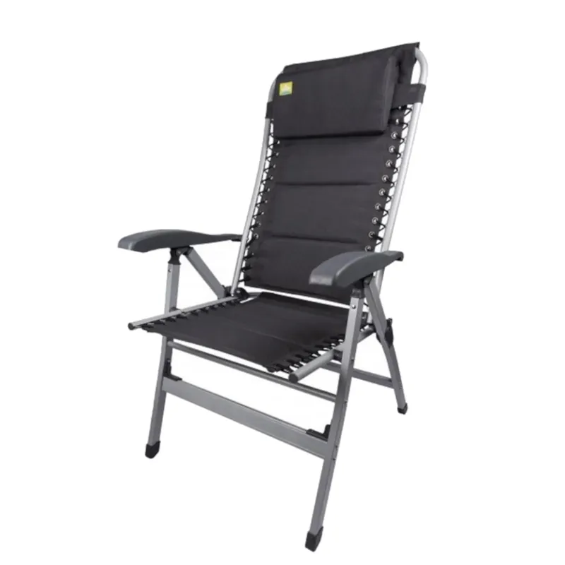 Via Mondo Campingstuhl Cozy Relax II, Klappstuhl, 7 Pos. breite Armlehnen, Alu Aktuell