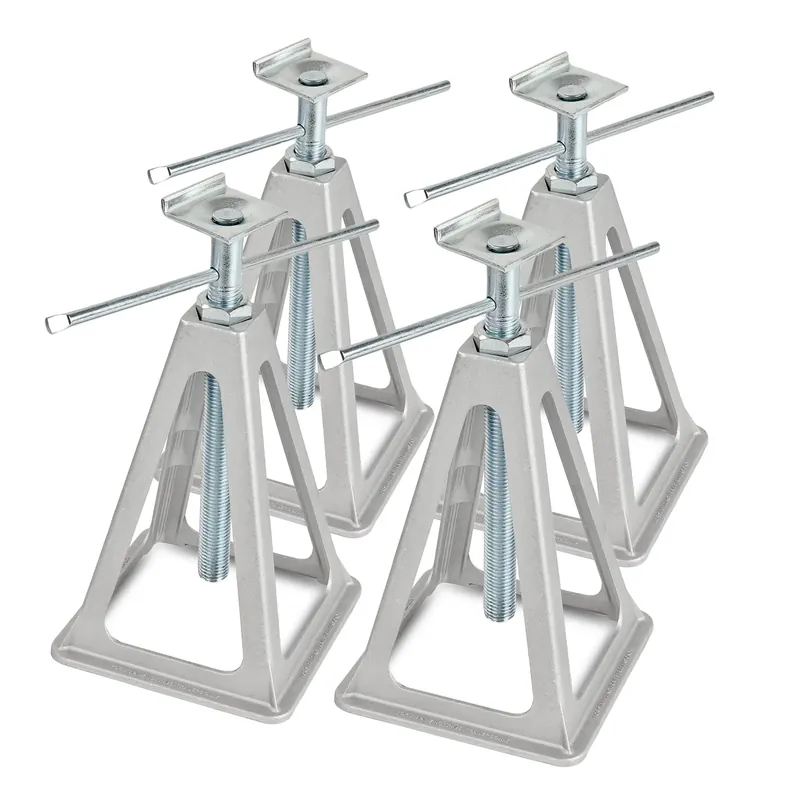 Alu Stützbock 4er Set | L-Profil | 1000Kg Tragkraft | 42cm Höhe | L-Aufnahme Markenprodukt