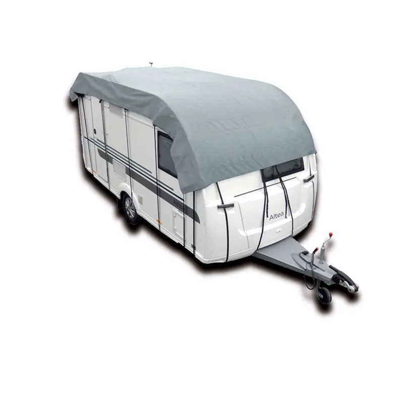 Neuheit Wohnwagen Wohnmobil Schutzdach 230cm Breite 3-Lagen SFS Plane Caravan 605x300