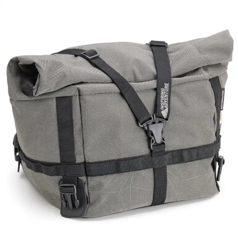 Hecktasche Kappa Grau RA319, Motorrad Gepäcktasche , 19L Zertifiziert