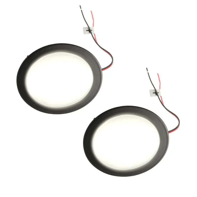 2x Einbaustrahler 12V LED Spot 120lm Leuchte Black Lampe für Wohnwagen Wohnmobil Letzte Chance