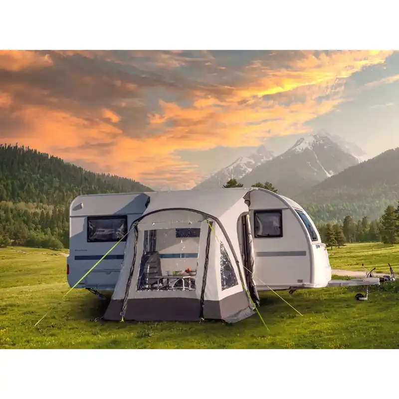 Vorzelt One Beam Air 260x250cm Luftvorzelt Reisevorzelt für Wohnwagen, Wohnmobil Schnäppchen