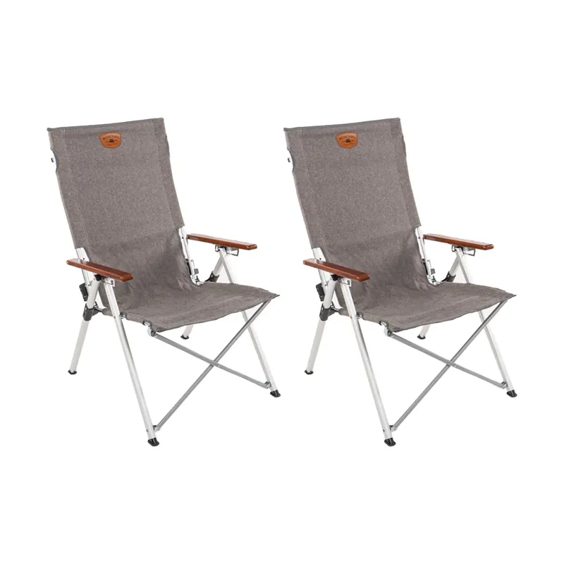 Sonderaktion 2x Campingstuhl JOPLIN 2 Klappstuhl Angelstuhl Alu Faltstuhl inkl. Tragetasche