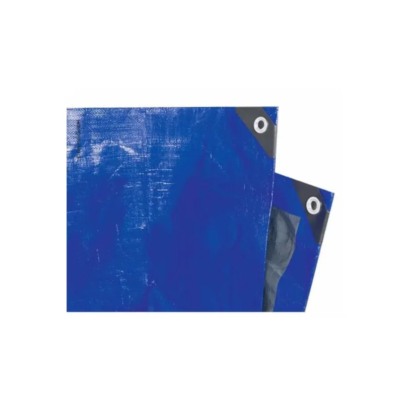 Abdeckplane + Ösen 5x6m 170g/m² Allzweckplane wasserdicht Bodenplane Plane blau Nur Heute