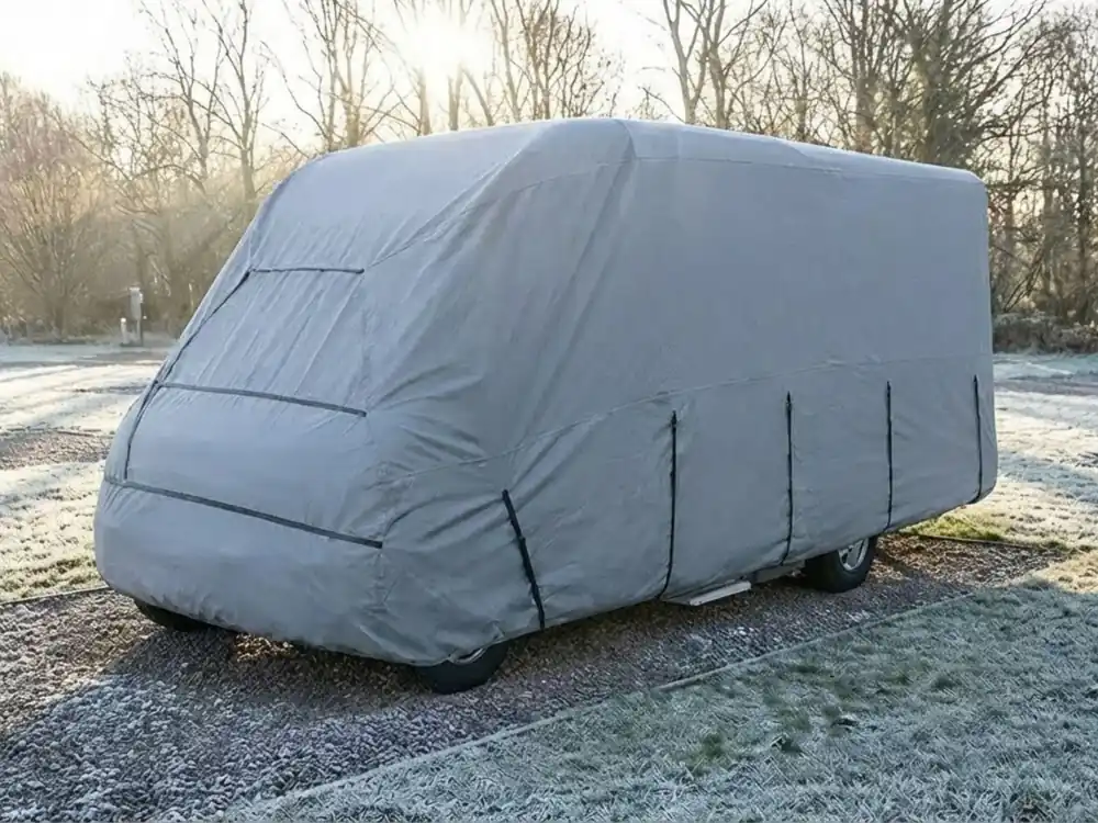 Garantierte Lieferung Deiwo Premium Wohnmobil Schutzhülle 235 x 570 - 750 x 270 cm 4 Schichten 160G/m2