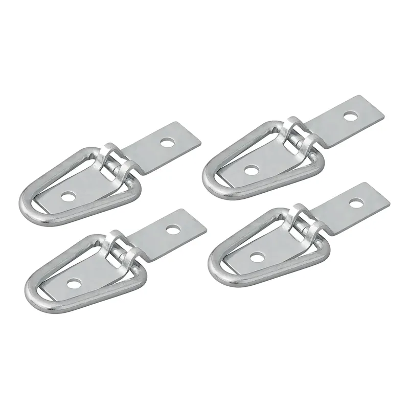 4x Zurrmulde 2-teilig 72 x 16 mm Bruchlast 450 kg verzinkt 47 x 34 mm Ringöse Preisreduziert