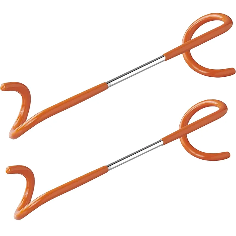 Sonderangebot 2x Aufhängehaken für Zeltstange Haken Lampen Halter Spirale Camping Doppelköpfig