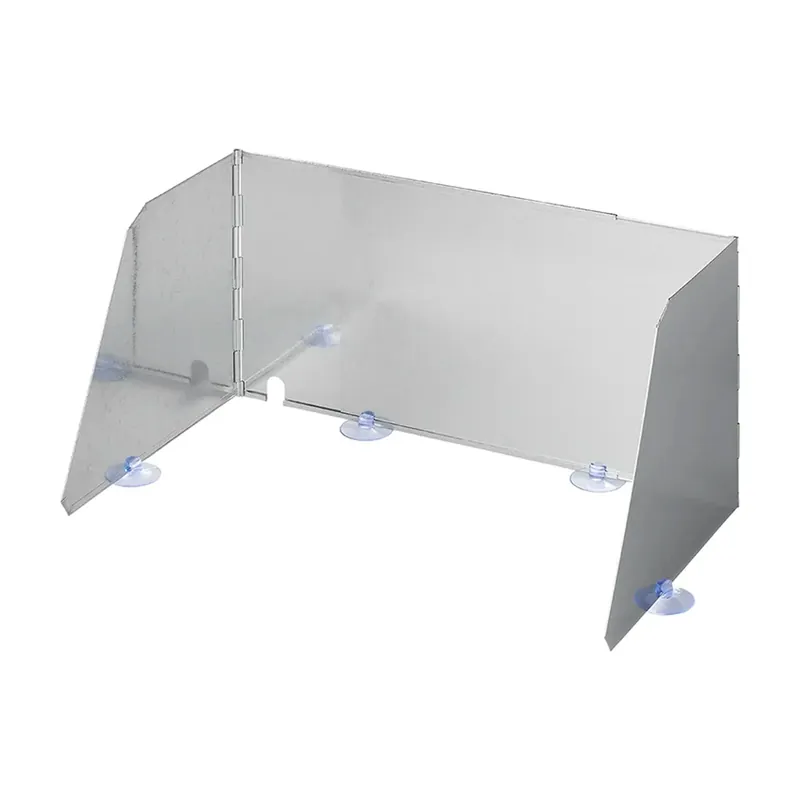 Günstig Koch-Windschutz für Gaskocher Stahl Windschutz faltbar, ausziehbar 38,5-73x27x24cm