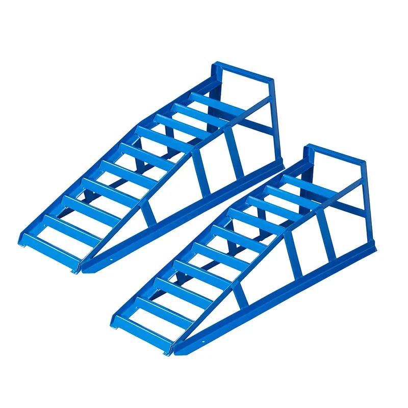 2x Auffahrrampe 1250Kg Stahl Auffahrkeil PKW Wohnmobil Rampe Spurbreite bis 21cm Jetzt Bestellen