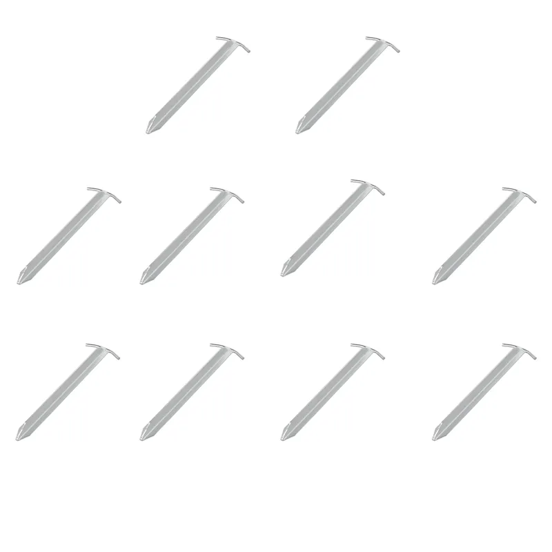 Geprüft 10x Zelthering 30 cm Verzinkter Stahl T-Profil