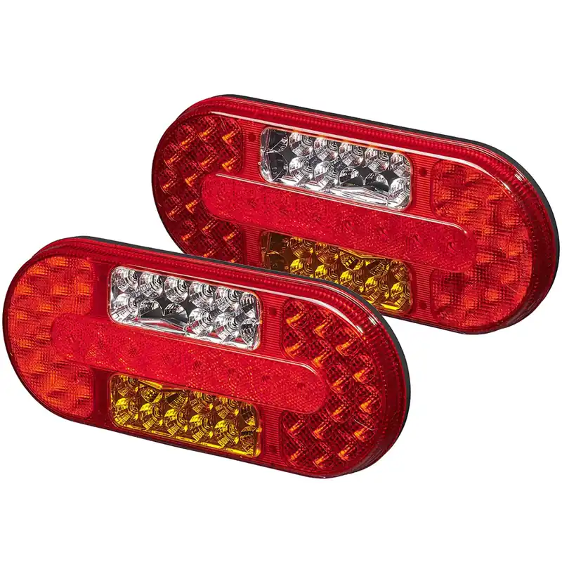 LED Rückleuchte 6 Funktionen – 323x134 mm, 54 LED, rechts & links, IP67, Ausverkauf