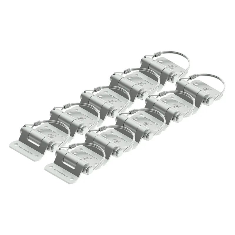 Neu 10er Set SPP ZW-03.40 Bordwandscharnier – Verzinkter Stahl, 73 x 71 mm, robust & langlebig