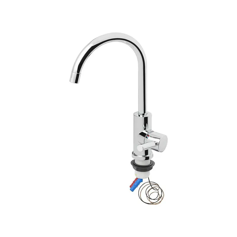 Mischbatterie Keramik R75 12V Ø33 mm – 360° schwenkbar, Chrom, für Wohnmobil & Boot Sale