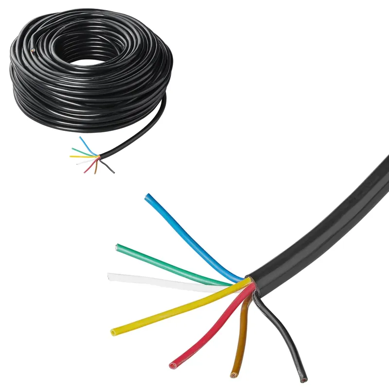 Top-Preis 1 Meter Fahrzeugkabel 7x1,5 mm² Fahrzeugleitung Kabel 7 adrig PKW Anhänger Meterware