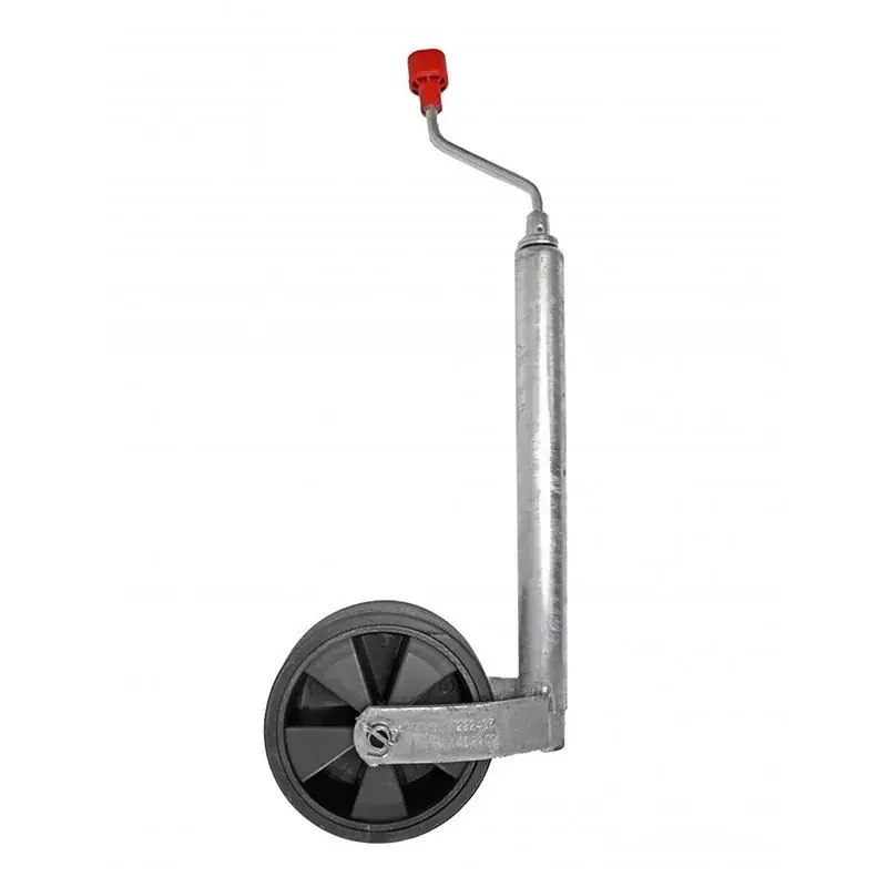 Direkt Vom Hersteller AL-KO Stützrad Plus Ø48 mm – Kunststofffelge, Vollgummireifen 215 x 65 mm, 150 kg