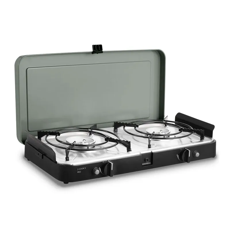 Neue Ware Gaskocher 2-Cook 3 Pro Stove 2-flammig Campingkocher 50mbar Outdoor Kocher