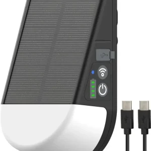 Outdoor Lampe Akku Solar LED LK 300 AS mit Bewegungsmelder IP54, 250 lm, USB C Neue Kollektion