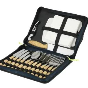 Picknick Besteck Set Morella blau Neue Ware